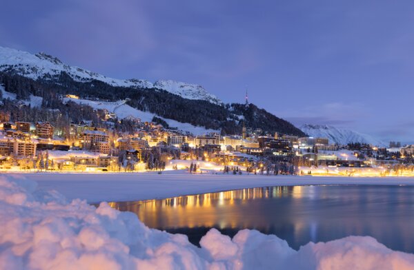 Ski centar pored jezera u Austriji